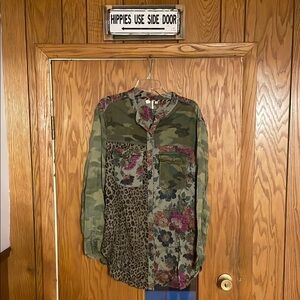 Anthro Pilcro button down